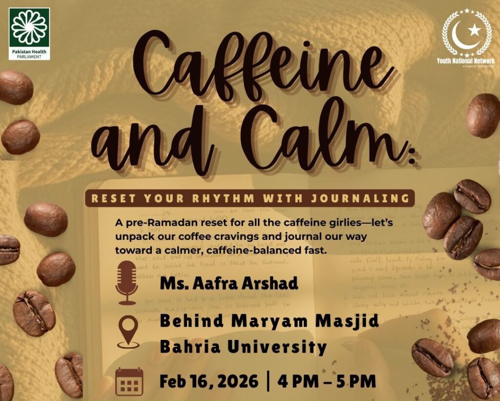 Seminar on Caffeine and Calm by Bahria Chapter at Pakistan Health Parliament